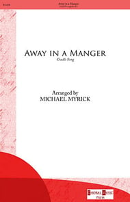 Away in a Manger SATB choral sheet music cover Thumbnail